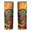 Autism Awareness Australia GWS Giants Skinny Tumbler Aboriginal Indigenous Art
