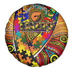 Autism Awareness Australia GWS Giants Spare Tire Cover Aboriginal Indigenous Art