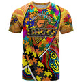 Autism Awareness Australia GWS Giants T Shirt Aboriginal Indigenous Art