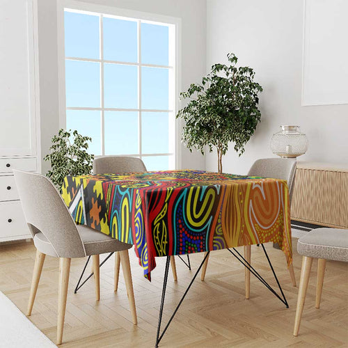 Autism Awareness Australia GWS Giants Tablecloth Aboriginal Indigenous Art