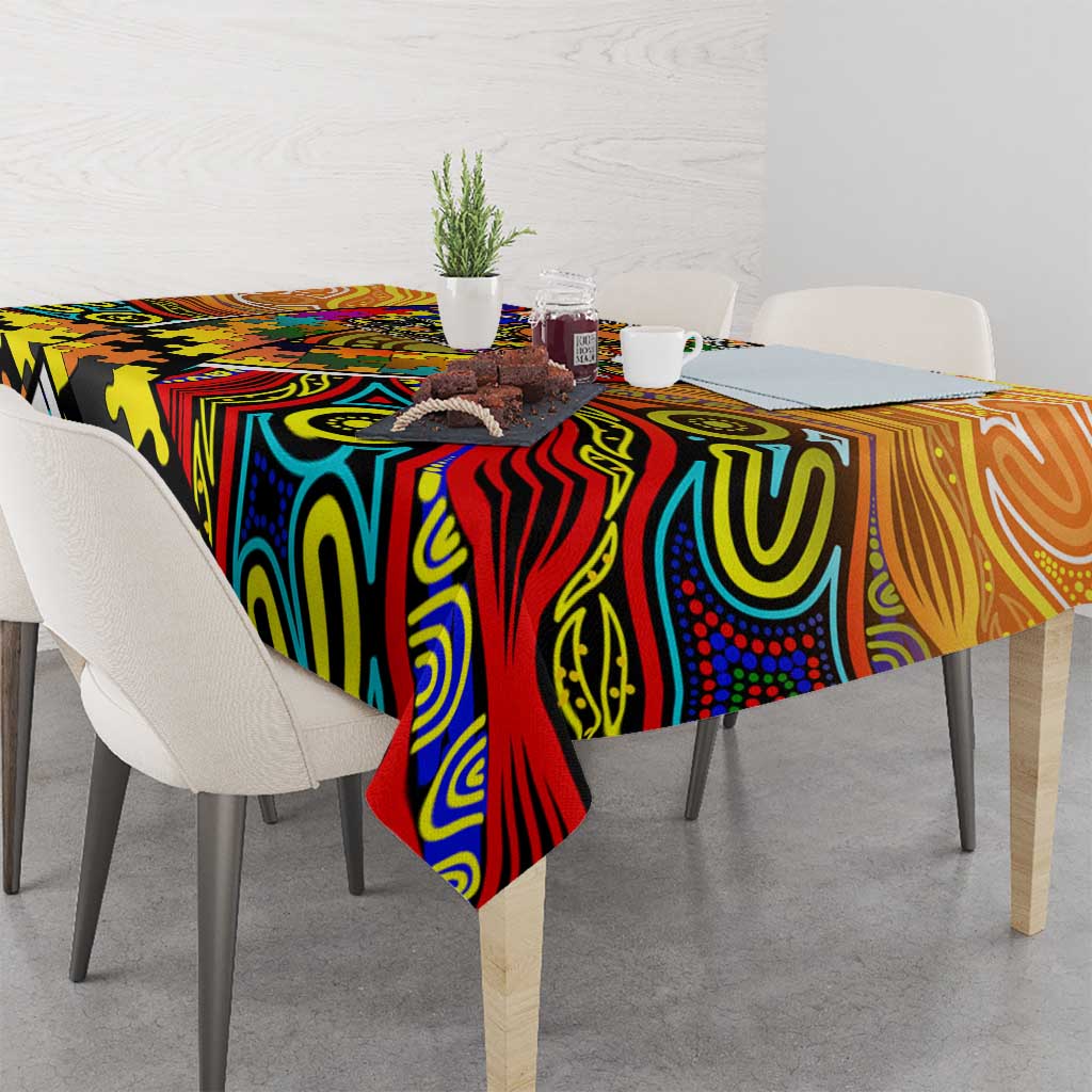 Autism Awareness Australia GWS Giants Tablecloth Aboriginal Indigenous Art