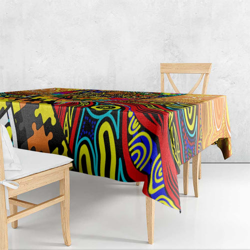 Autism Awareness Australia GWS Giants Tablecloth Aboriginal Indigenous Art