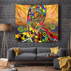 Autism Awareness Australia GWS Giants Tapestry Aboriginal Indigenous Art