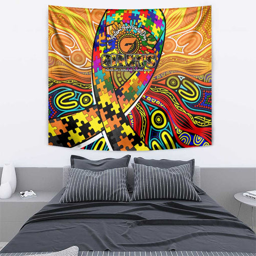 Autism Awareness Australia GWS Giants Tapestry Aboriginal Indigenous Art
