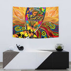 Autism Awareness Australia GWS Giants Tapestry Aboriginal Indigenous Art