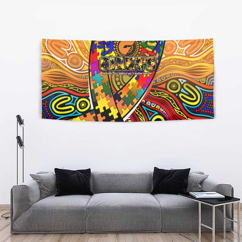 Autism Awareness Australia GWS Giants Tapestry Aboriginal Indigenous Art