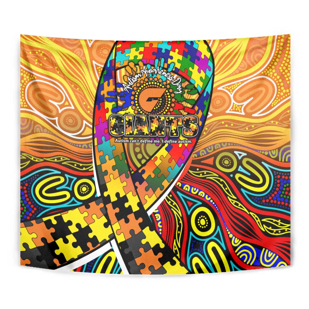 Autism Awareness Australia GWS Giants Tapestry Aboriginal Indigenous Art