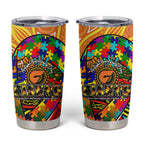 Autism Awareness Australia GWS Giants Tumbler Cup Aboriginal Indigenous Art