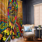 Autism Awareness Australia GWS Giants Window Curtain Aboriginal Indigenous Art