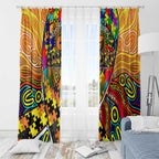 Autism Awareness Australia GWS Giants Window Curtain Aboriginal Indigenous Art