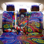 Autism Awareness Australia Western Bulldogs Back Car Seat Cover Aboriginal Indigenous Art