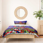 Autism Awareness Australia Western Bulldogs Bedding Set Aboriginal Indigenous Art