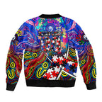 Autism Awareness Australia Western Bulldogs Bomber Jacket Aboriginal Indigenous Art