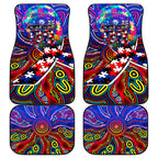 Autism Awareness Australia Western Bulldogs Car Mats Aboriginal Indigenous Art