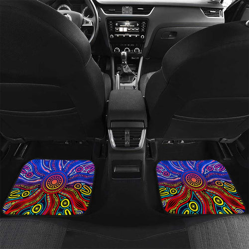 Autism Awareness Australia Western Bulldogs Car Mats Aboriginal Indigenous Art