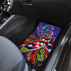Autism Awareness Australia Western Bulldogs Car Mats Aboriginal Indigenous Art