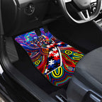 Autism Awareness Australia Western Bulldogs Car Mats Aboriginal Indigenous Art