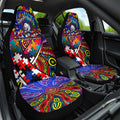 Autism Awareness Australia Western Bulldogs Car Seat Cover Aboriginal Indigenous Art