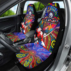Autism Awareness Australia Western Bulldogs Car Seat Cover Aboriginal Indigenous Art