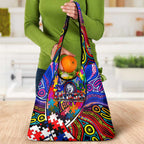Autism Awareness Australia Western Bulldogs Grocery Bag Aboriginal Indigenous Art