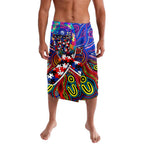 Autism Awareness Australia Western Bulldogs Lavalava Aboriginal Indigenous Art