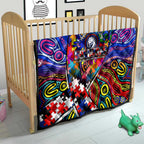 Autism Awareness Australia Western Bulldogs Quilt Aboriginal Indigenous Art