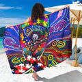 Autism Awareness Australia Western Bulldogs Sarong Aboriginal Indigenous Art