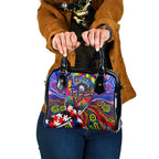 Autism Awareness Australia Western Bulldogs Shoulder Handbag Aboriginal Indigenous Art