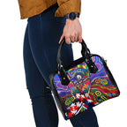 Autism Awareness Australia Western Bulldogs Shoulder Handbag Aboriginal Indigenous Art