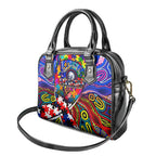 Autism Awareness Australia Western Bulldogs Shoulder Handbag Aboriginal Indigenous Art