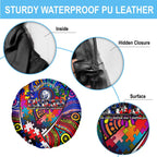 Autism Awareness Australia Western Bulldogs Spare Tire Cover Aboriginal Indigenous Art