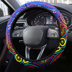 Autism Awareness Australia Western Bulldogs Steering Wheel Cover Aboriginal Indigenous Art