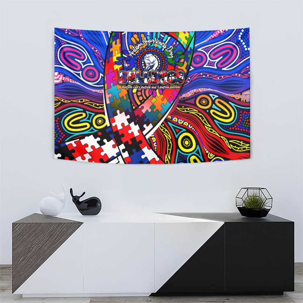 Autism Awareness Australia Western Bulldogs Tapestry Aboriginal Indigenous Art