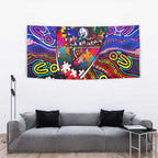 Autism Awareness Australia Western Bulldogs Tapestry Aboriginal Indigenous Art