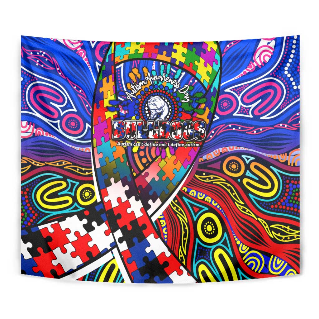 Autism Awareness Australia Western Bulldogs Tapestry Aboriginal Indigenous Art