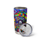 Autism Awareness Australia Western Bulldogs Tumbler Cup Aboriginal Indigenous Art