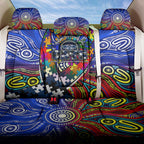 Autism Awareness Australia Geelong Cats Back Car Seat Cover Aboriginal Indigenous Art