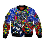 Autism Awareness Australia Geelong Cats Bomber Jacket Aboriginal Indigenous Art