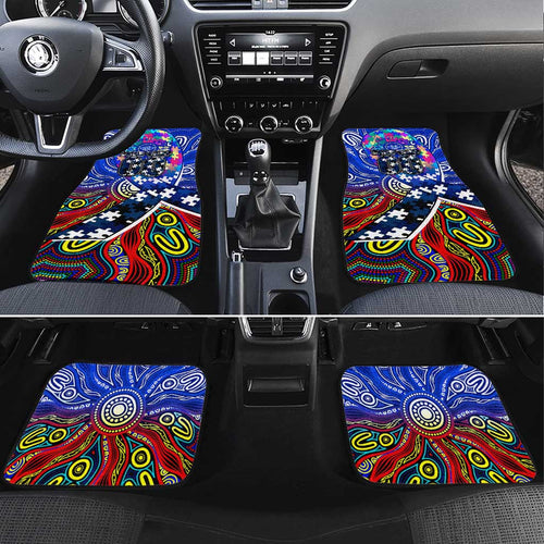Autism Awareness Australia Geelong Cats Car Mats Aboriginal Indigenous Art