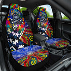 Autism Awareness Australia Geelong Cats Car Seat Cover Aboriginal Indigenous Art