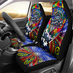Autism Awareness Australia Geelong Cats Car Seat Cover Aboriginal Indigenous Art