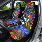 Autism Awareness Australia Geelong Cats Car Seat Cover Aboriginal Indigenous Art