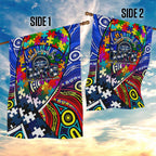 Autism Awareness Australia Geelong Cats Garden Flag Aboriginal Indigenous Art