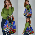 Autism Awareness Australia Geelong Cats Grocery Bag Aboriginal Indigenous Art
