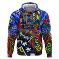 Autism Awareness Australia Geelong Cats Hoodie Aboriginal Indigenous Art
