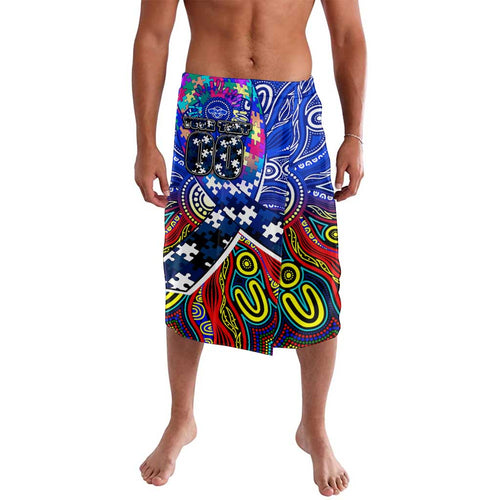 Autism Awareness Australia Geelong Cats Lavalava Aboriginal Indigenous Art