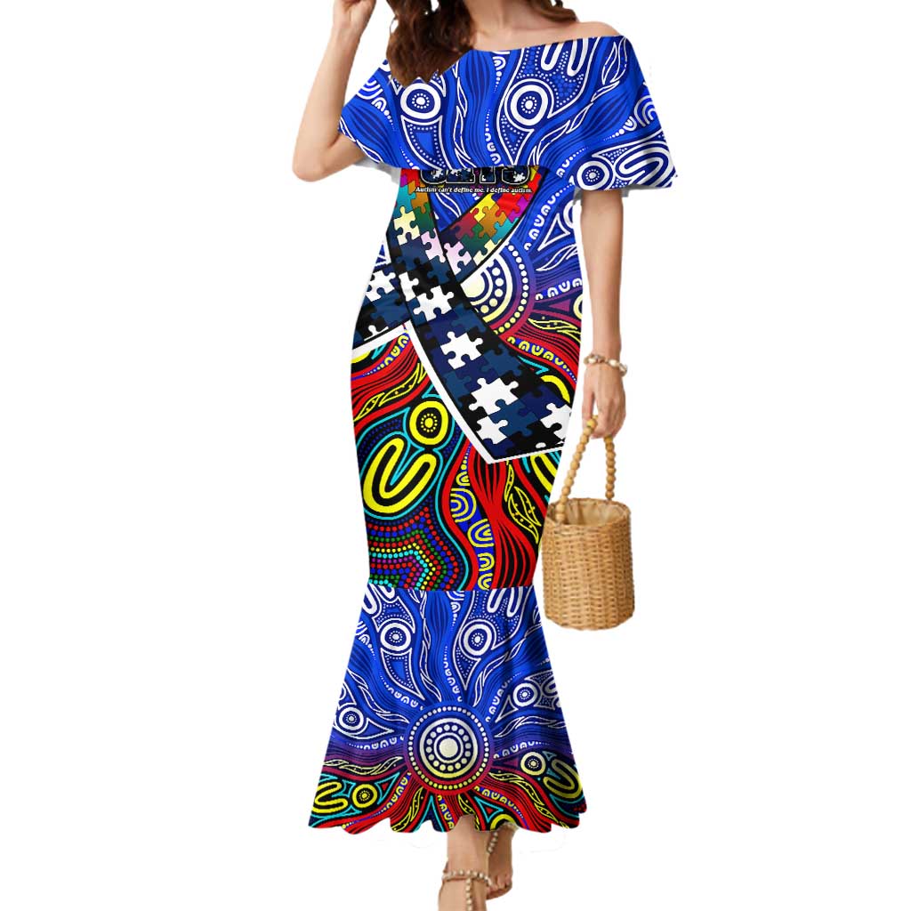 Autism Awareness Australia Geelong Cats Mermaid Dress Aboriginal Indigenous Art