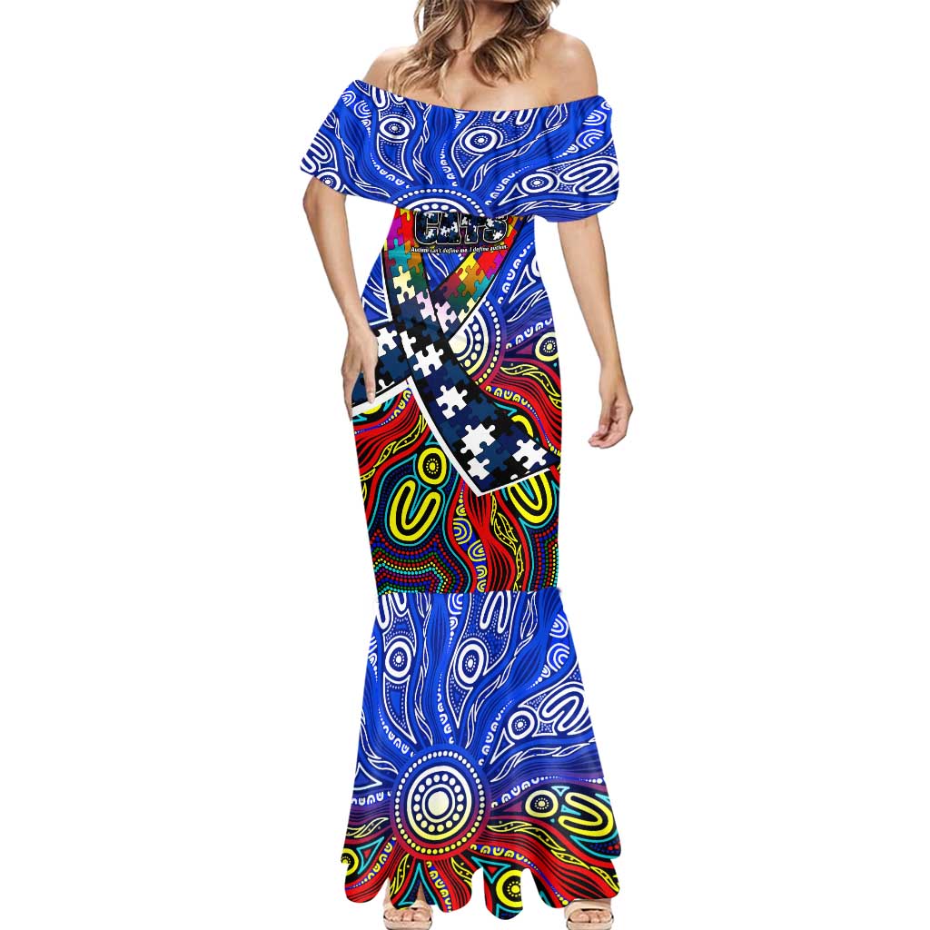 Autism Awareness Australia Geelong Cats Mermaid Dress Aboriginal Indigenous Art