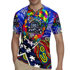 Autism Awareness Australia Geelong Cats Rugby Jersey Aboriginal Indigenous Art