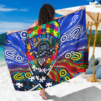 Autism Awareness Australia Geelong Cats Sarong Aboriginal Indigenous Art
